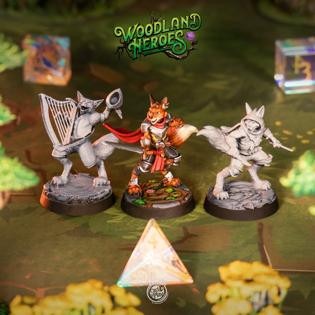 Foxfolk Defenders - de la série Woodland Heroes de Cast n Play