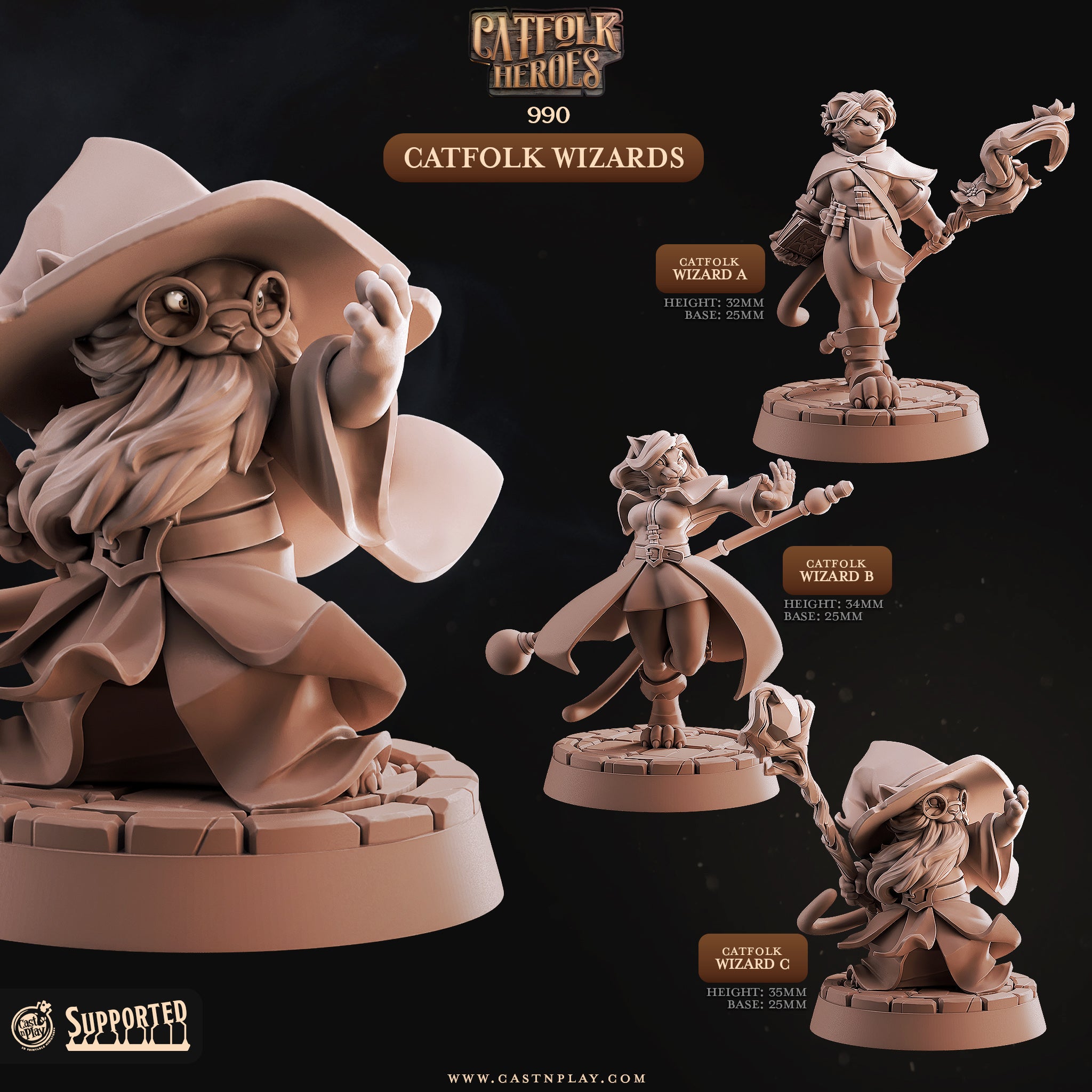 Cymbal Striker Bard - from the series The Ballad of the Rat Plague by Cast n Play