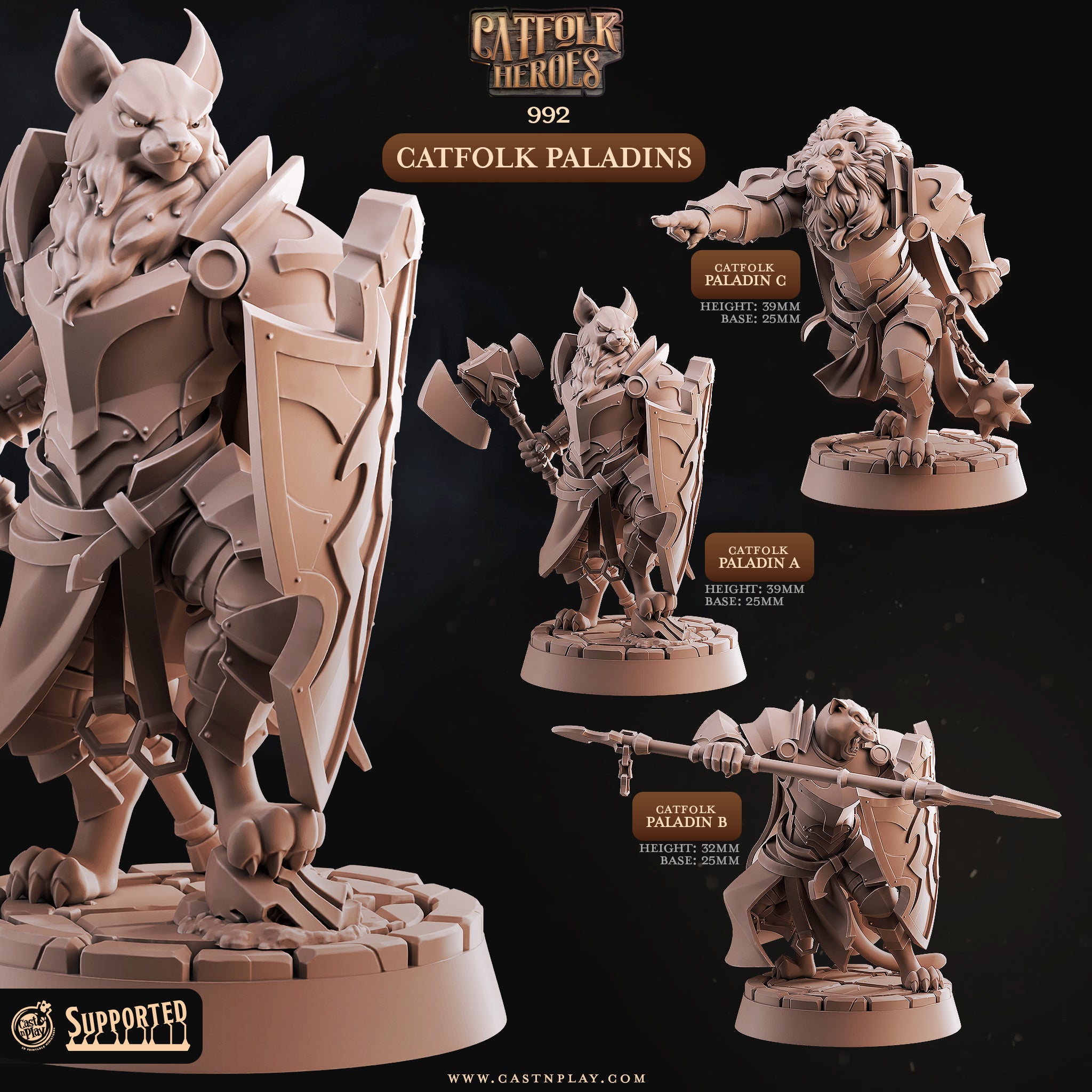 Cymbal Striker Bard - from the series The Ballad of the Rat Plague by Cast n Play