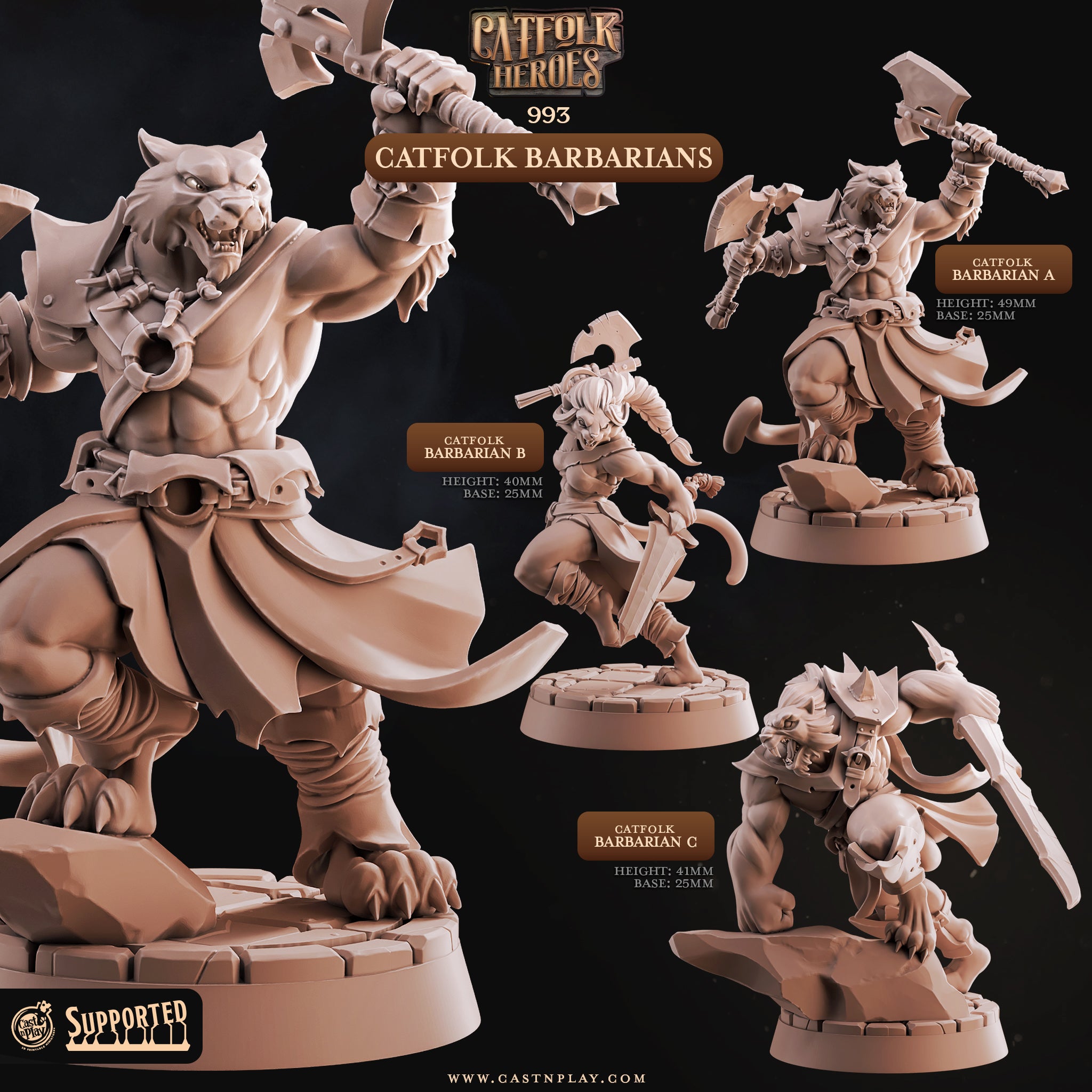 Cymbal Striker Bard - from the series The Ballad of the Rat Plague by Cast n Play