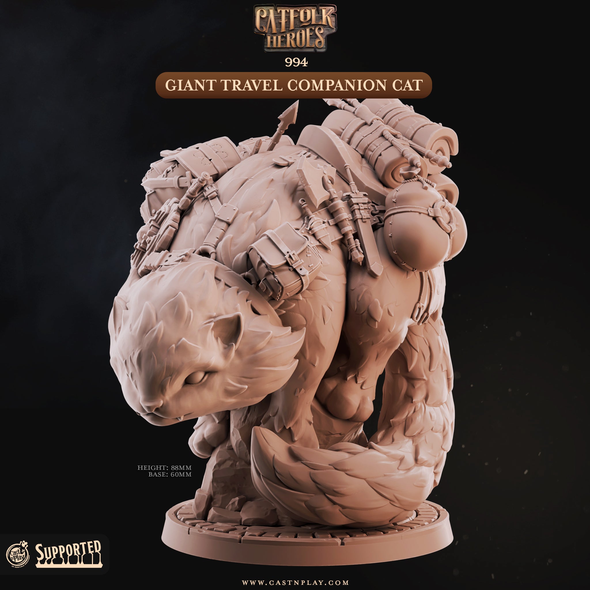 Cymbal Striker Bard - from the series The Ballad of the Rat Plague by Cast n Play