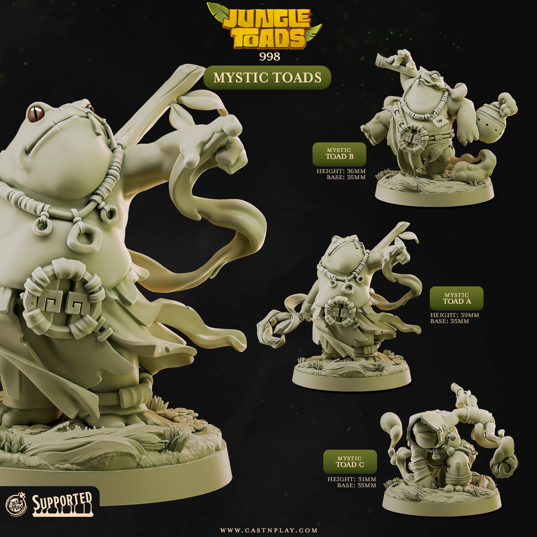 Owlfolk Allies – de la série Woodland Heroes de Cast n Play