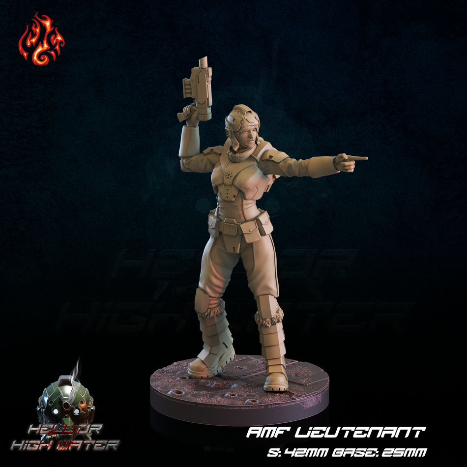 Lieutenant aus der Reihe Hell or High Water von Crippled God Foundry