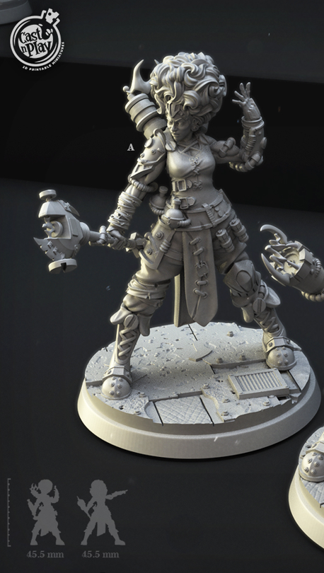 Human Mech Sorceress - Insane Inventions - Cast n Play