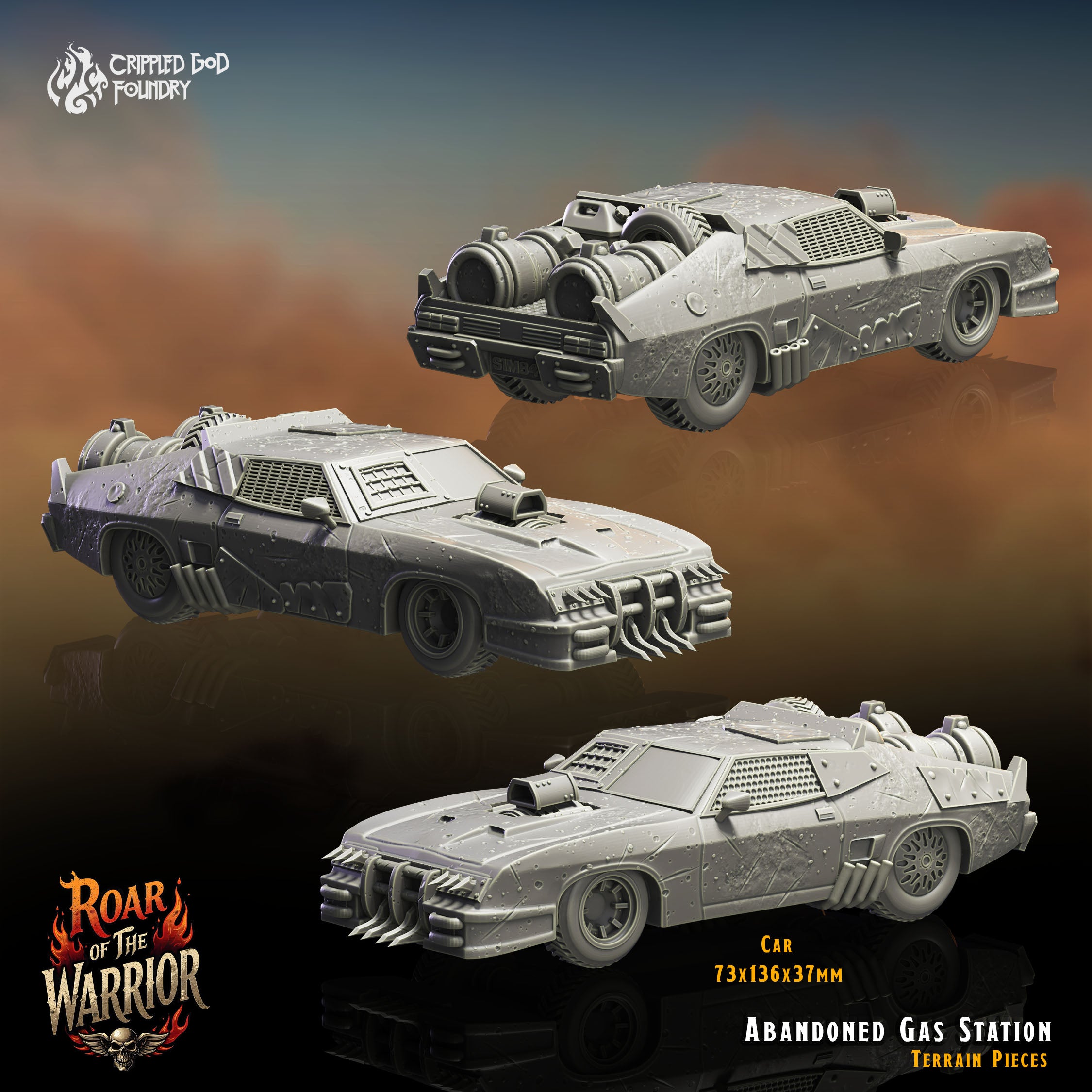 Abandoned Gas Station - aus der Reihe Roar of the Warrior von Crippled God Foundry