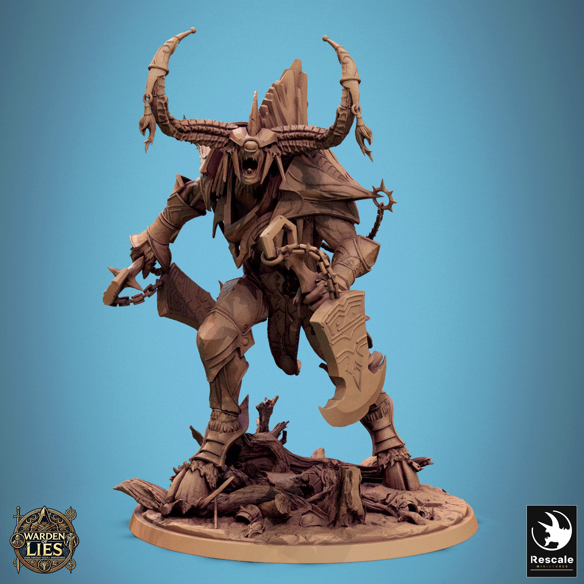 Aïabus Earth Spirit - aus der Reihe Warden of Lies von Rescale Miniatures
