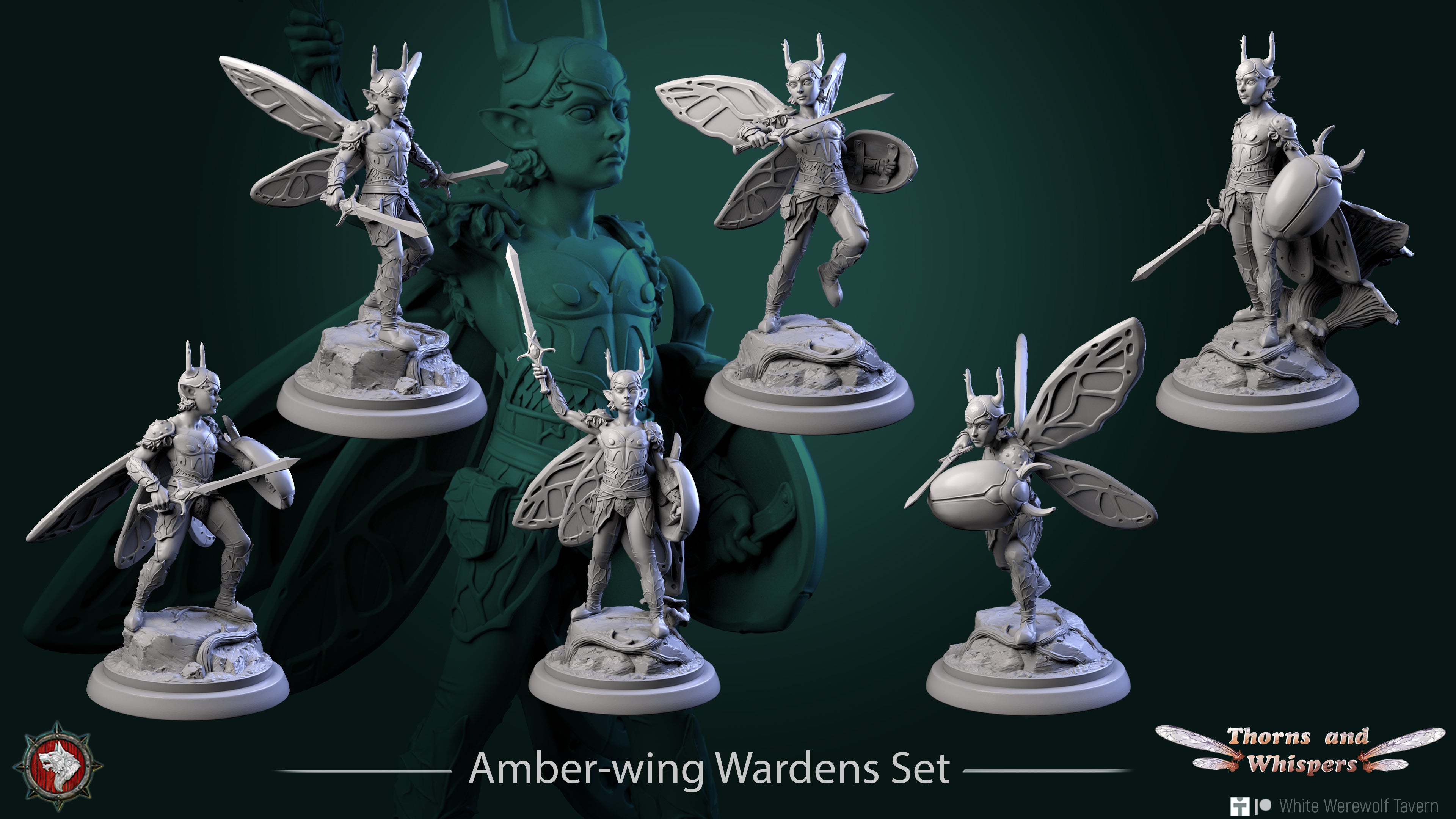 Amber Wing Warden -  aus der Reihe Thorns and Whispers von White Werewolf Tavern
