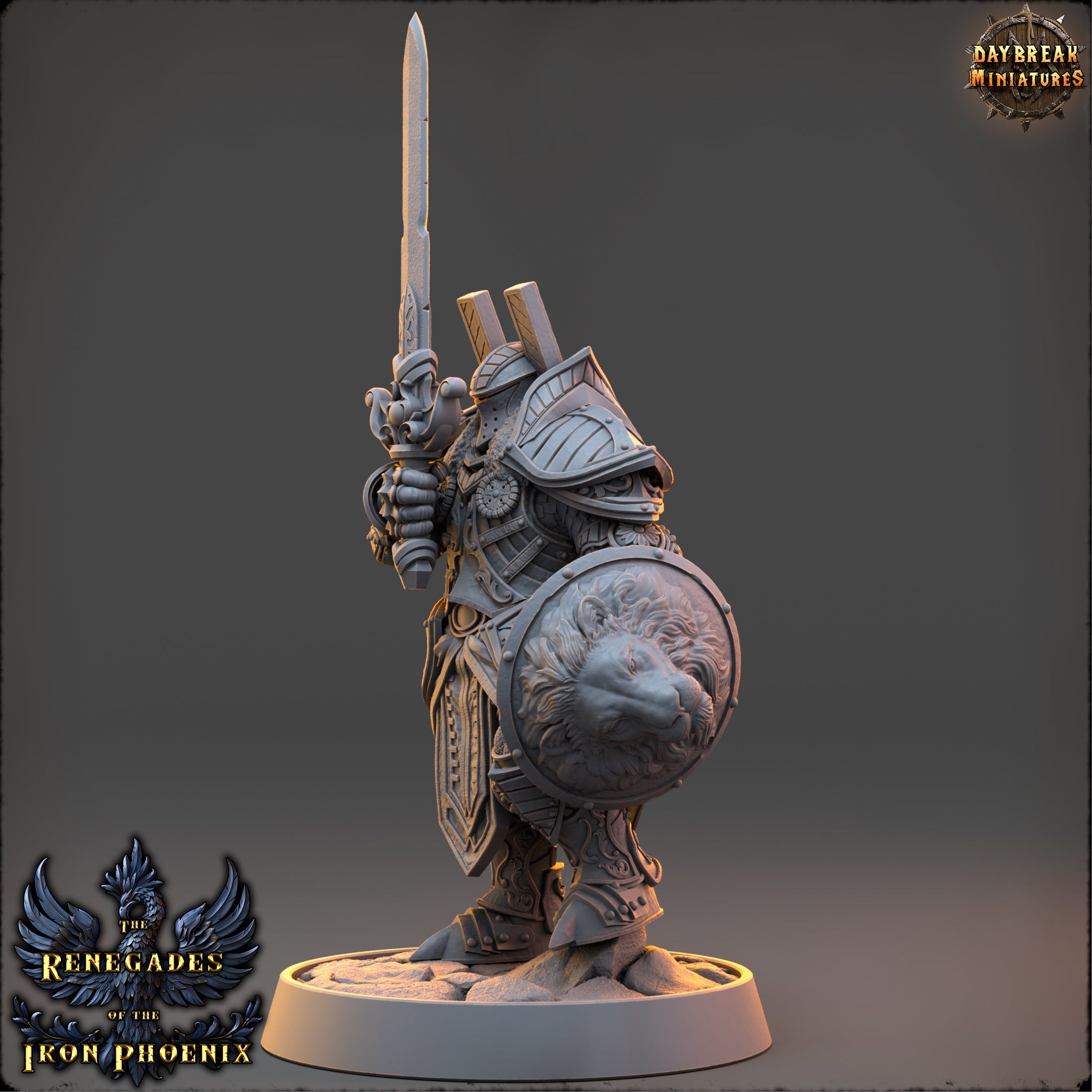 Paladin - aus der Reihe The Renegades of the Iron Phoenix von Daybreak Miniatures