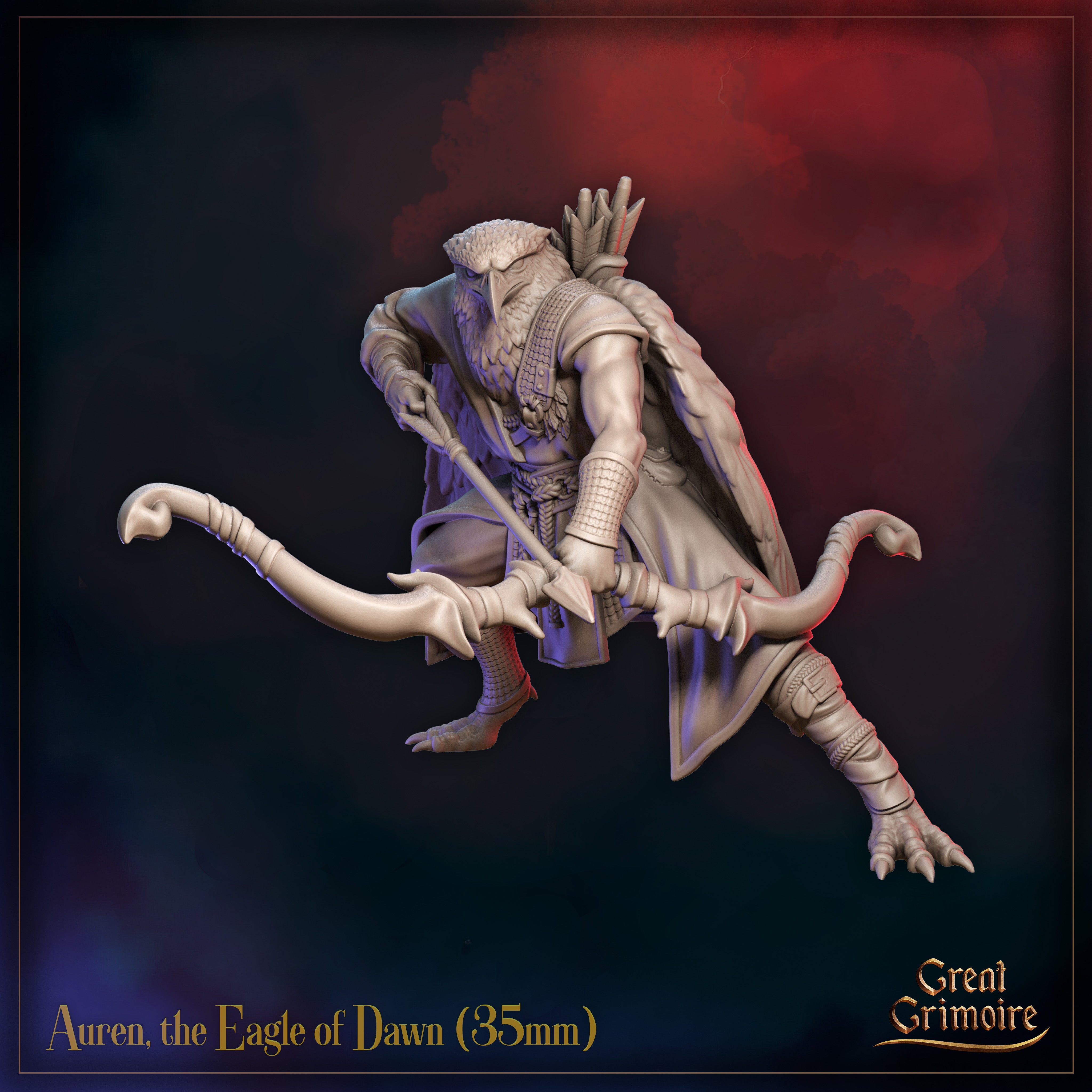 Auren, the Eagle of Dawn - aus der Reihe Sunfall War von Great Grimoire