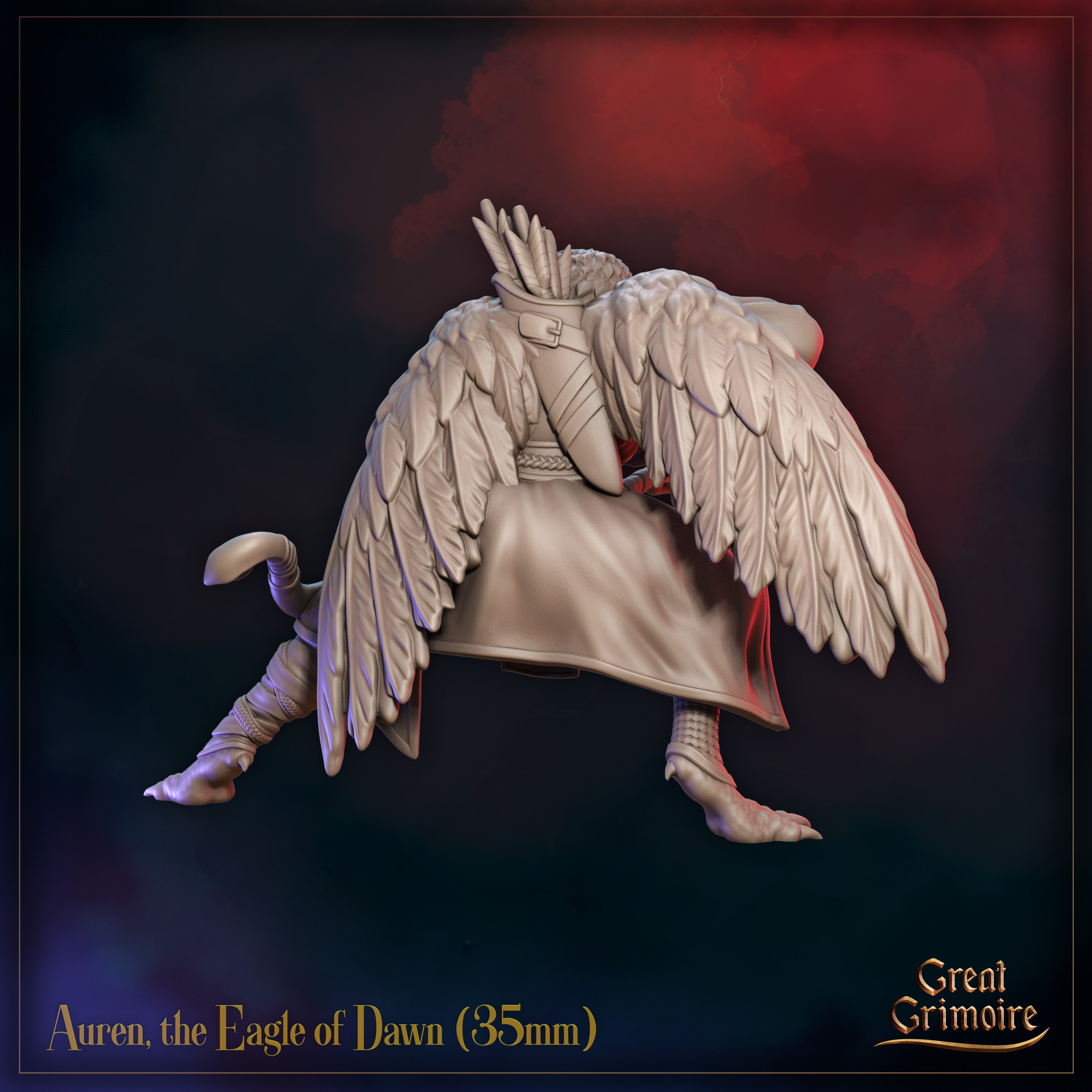 Auren, the Eagle of Dawn - aus der Reihe Sunfall War von Great Grimoire