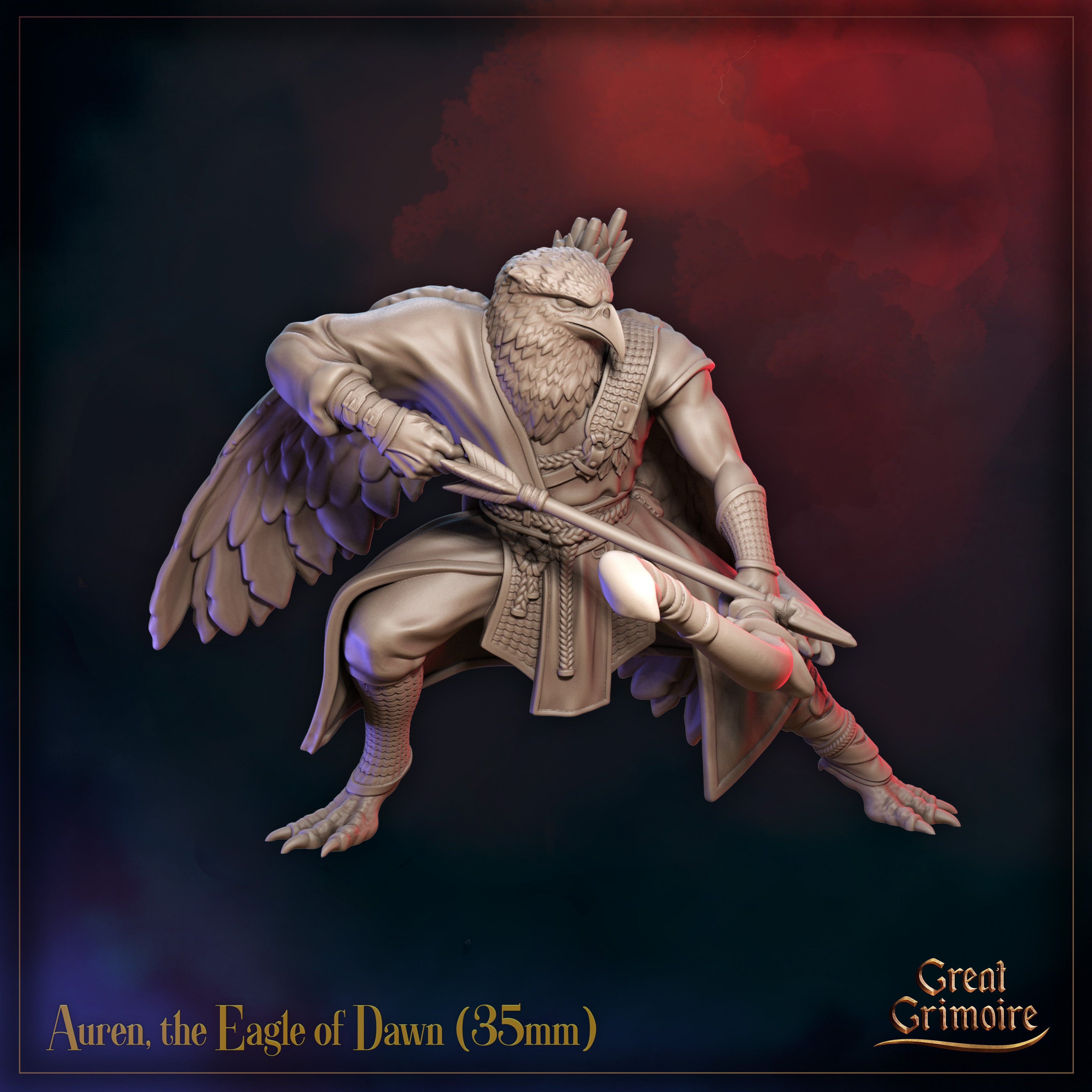 Auren, the Eagle of Dawn - aus der Reihe Sunfall War von Great Grimoire