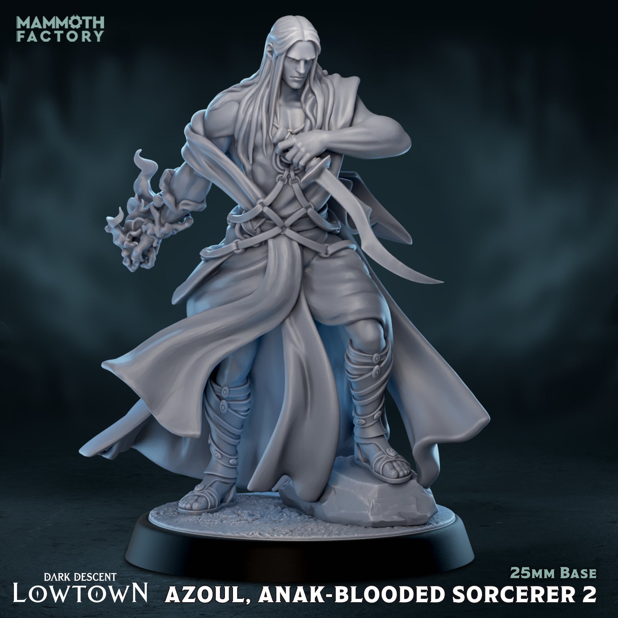 Azoul Anak-Blooded Sorcerer - Lowtown - Dark Descent - Mammoth Factory