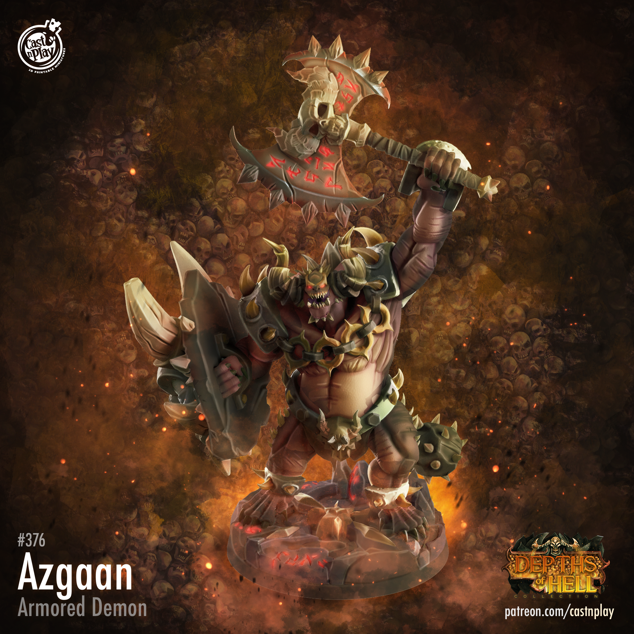 Azgaan - Depths of Hell - Cast n Play