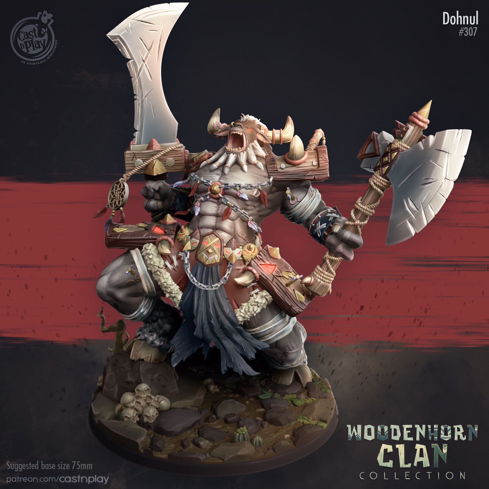 Artan - from the Woodenhorn Clan series by Cast n Play