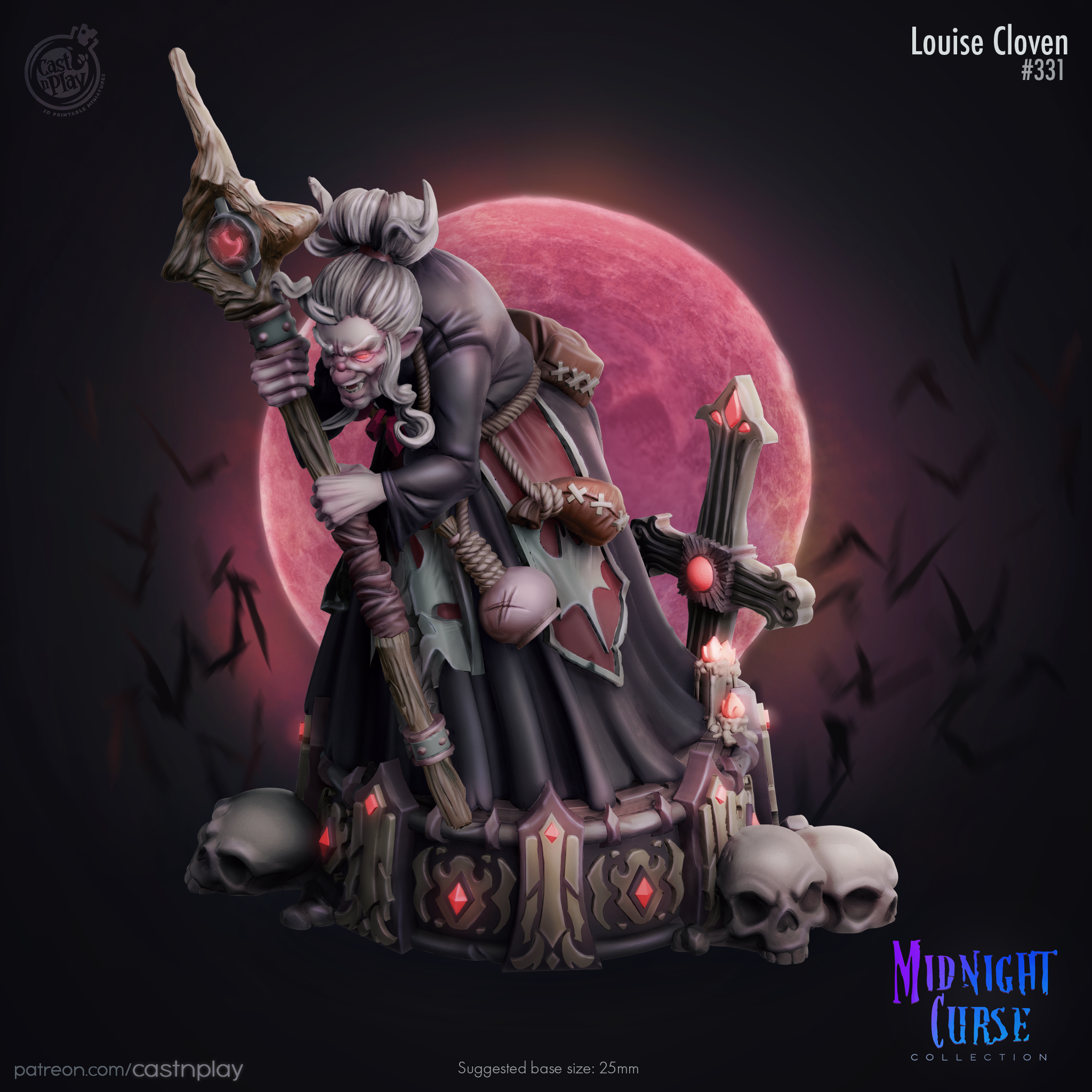 Louise Cloven - de la série Midnight Curse de Cast n Play