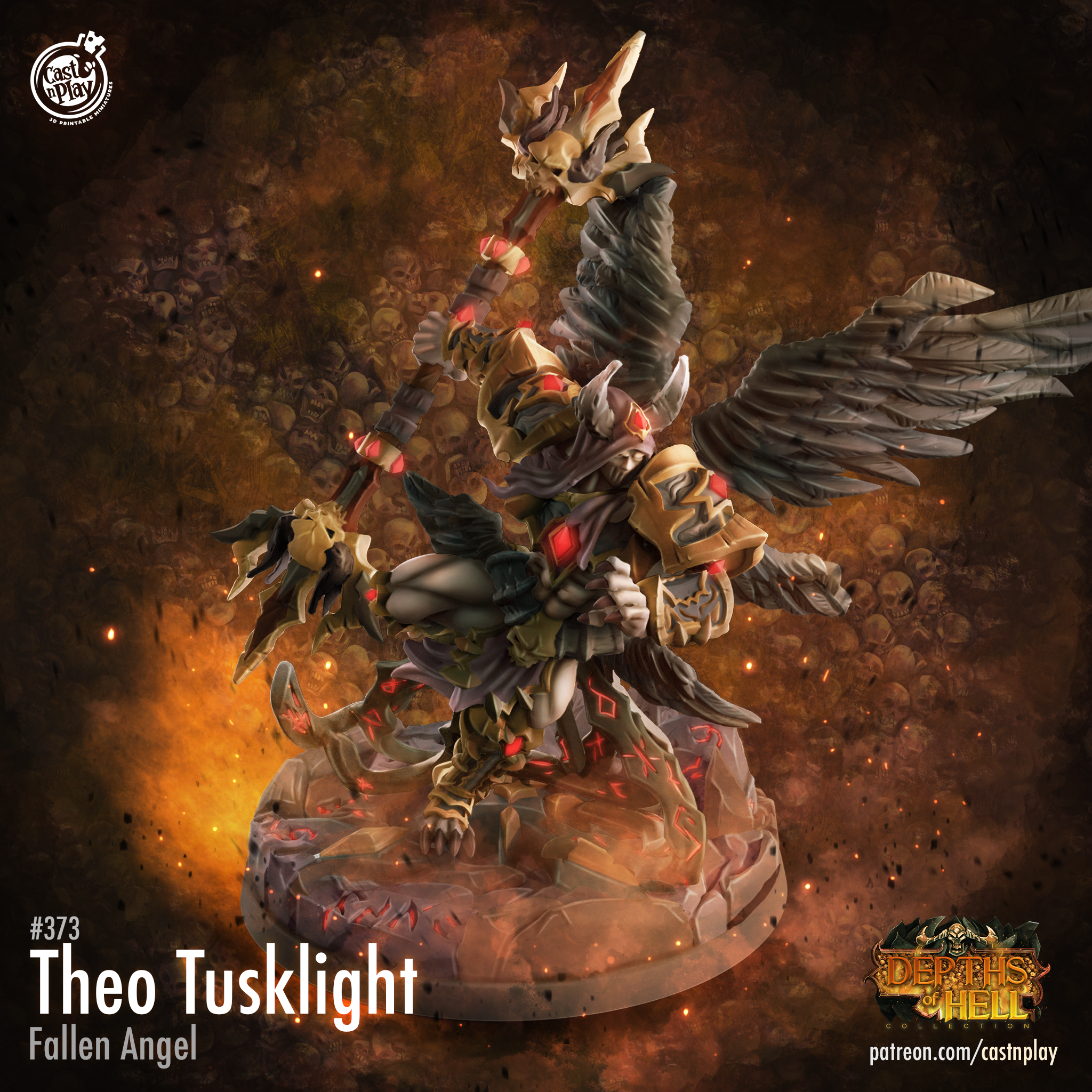 Theo Tusklight - Depths of Hell - Cast n Play
