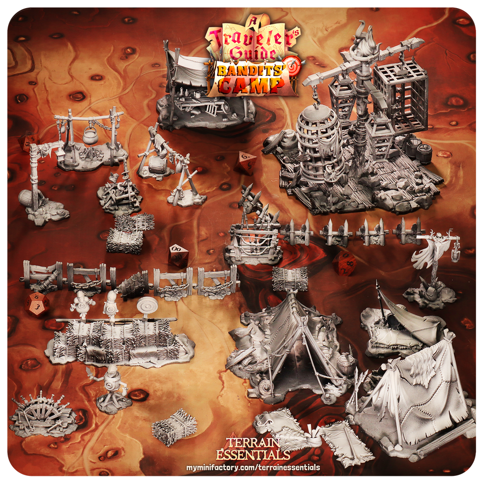 Bandits Camp von Terrain Essentials by Cast n Play