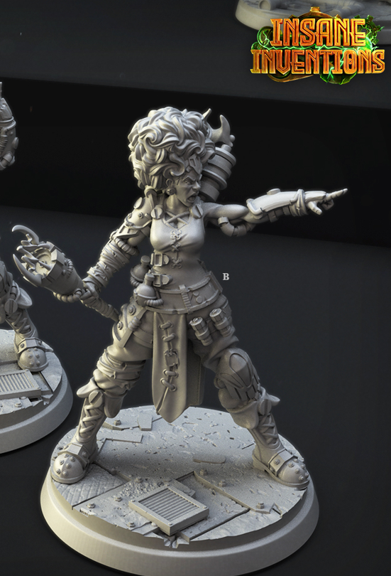 Human Mech Sorceress - Insane Inventions - Cast n Play