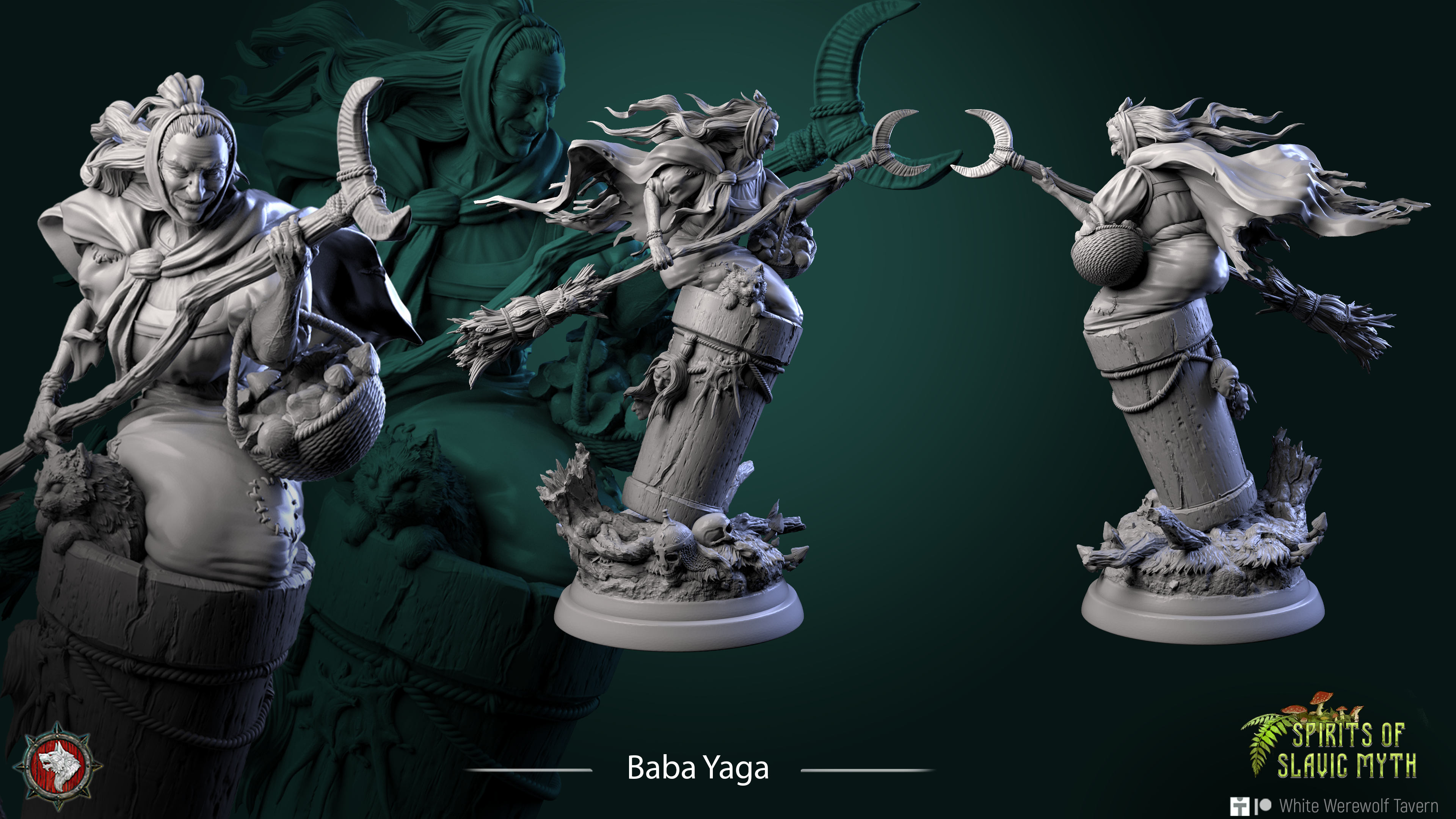 Baba Yaga - aus der Reihe Spirits of Slavic Myth von White Werewolf Tavern