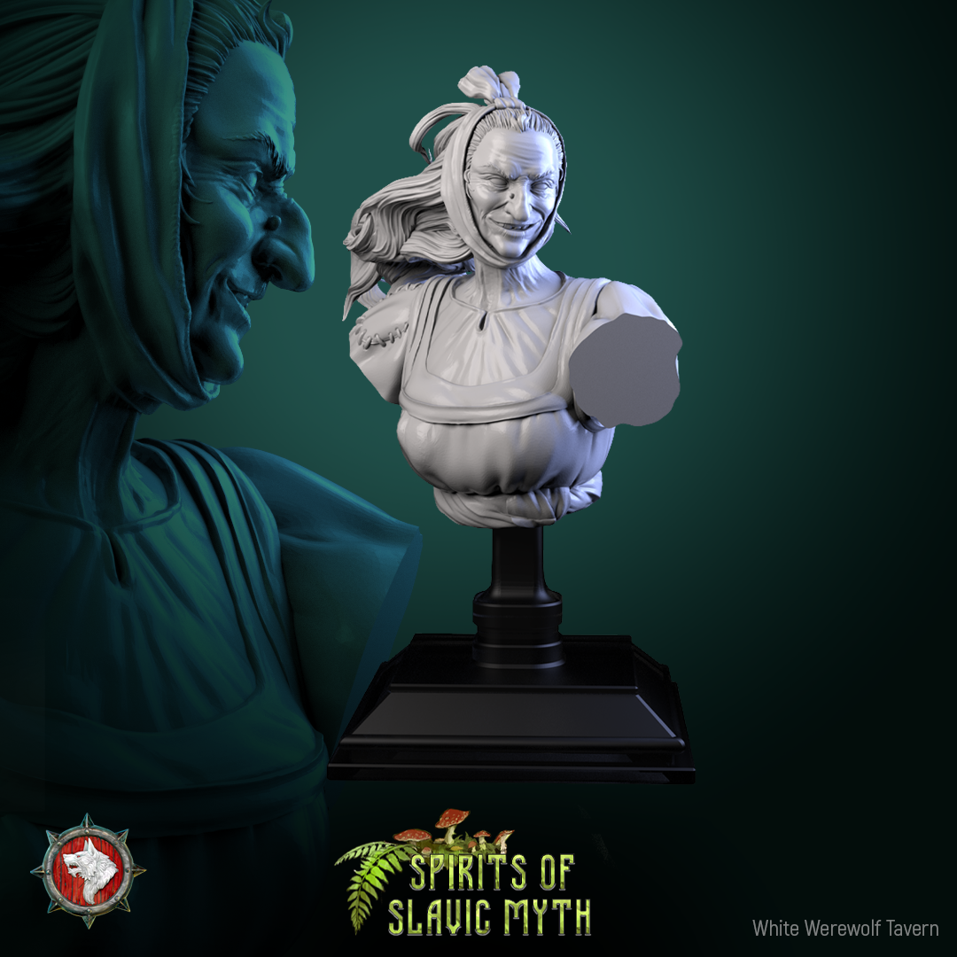 Baba Yaga - Bust aus der Reihe Spirits of Slavic Myth von White Werewolf Tavern