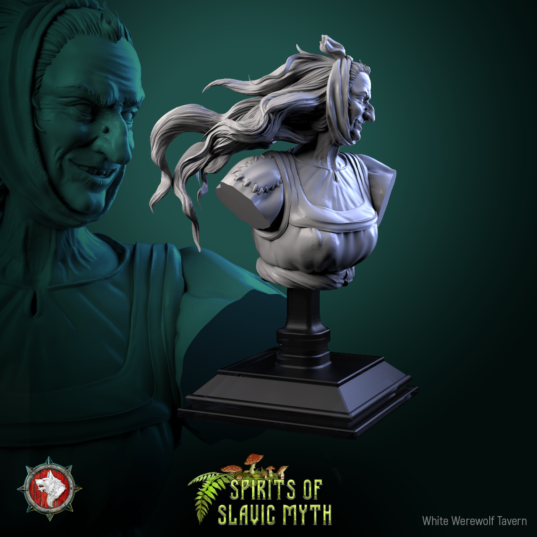 Baba Yaga - Bust aus der Reihe Spirits of Slavic Myth von White Werewolf Tavern