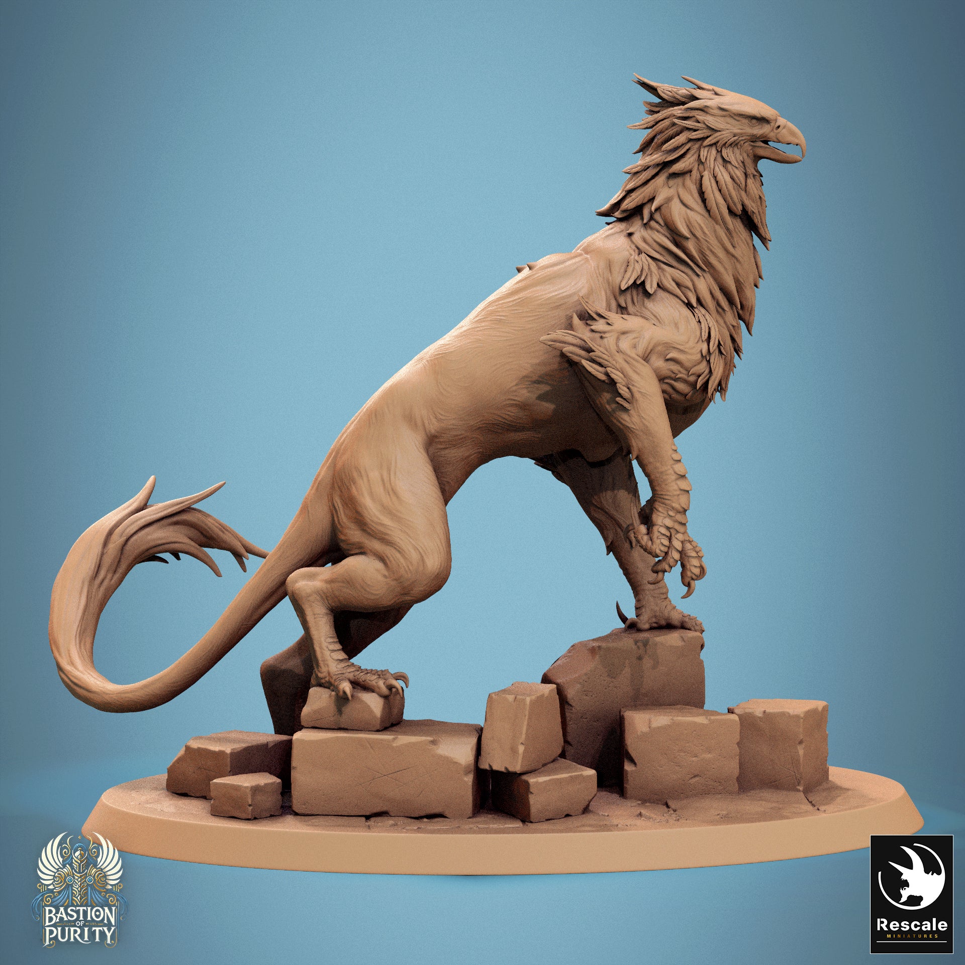 Gryph Stance A - aus der Reihe Bastion of Purity von Rescale Miniatures