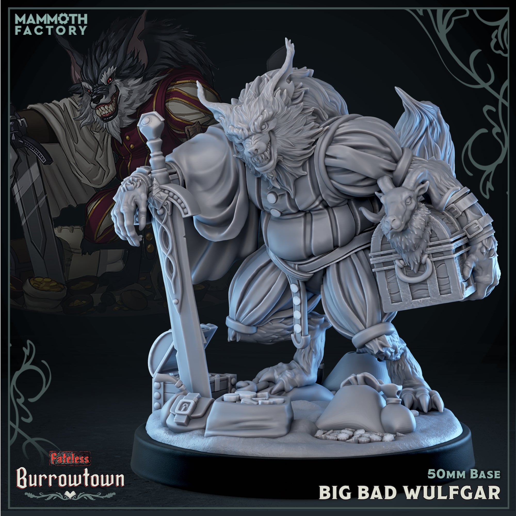 Big Bad Wulfgar - Fateless - Burrowtown - Mammoth Factory