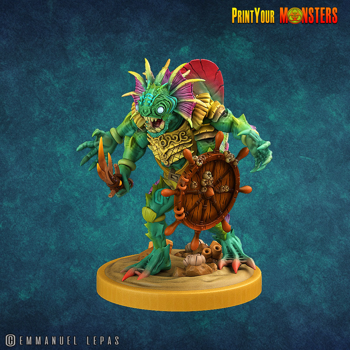 Searakin - aus der Reihe Fishman Pack von Print Your Monsters