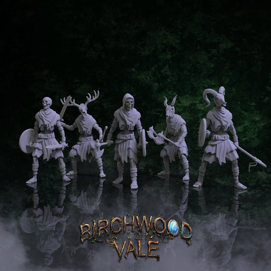 Adversaries Modular Skeletons aus der Reihe Birchwood Vale Heroes von RMPrintable