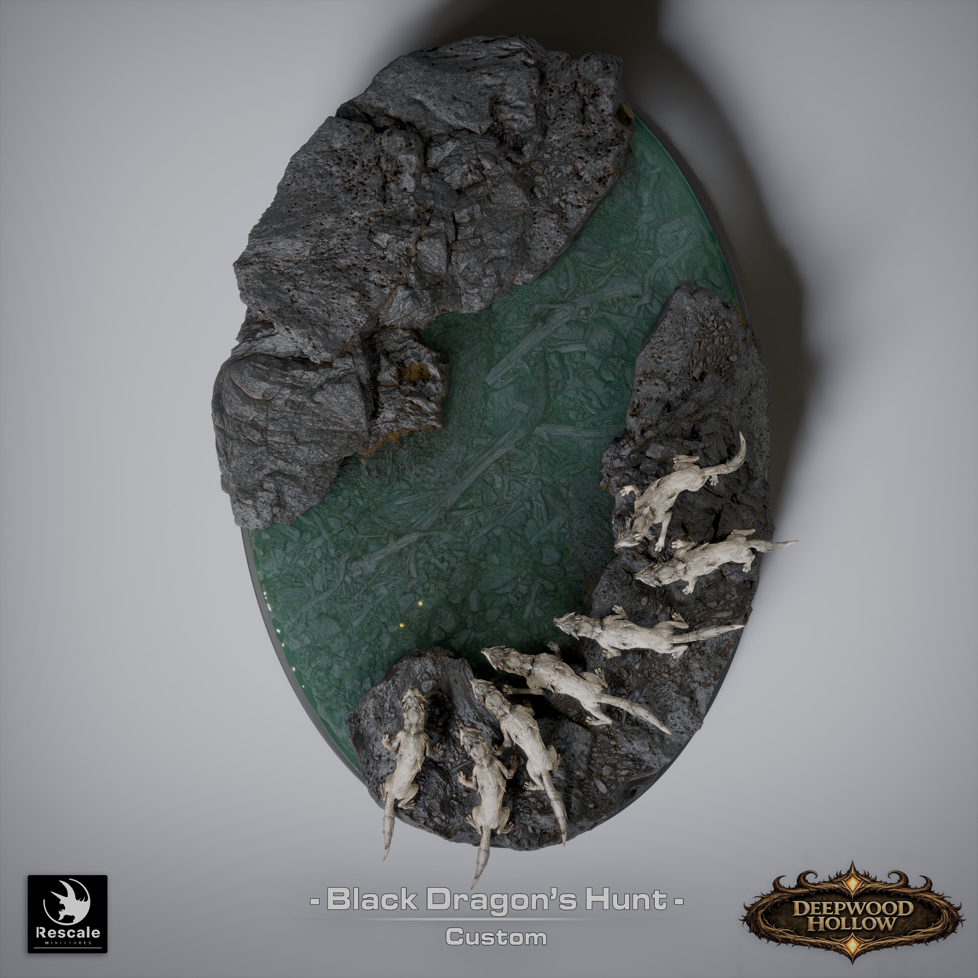 Black Dragon Hunt - Deepwood Hollow - Rescale Miniatures