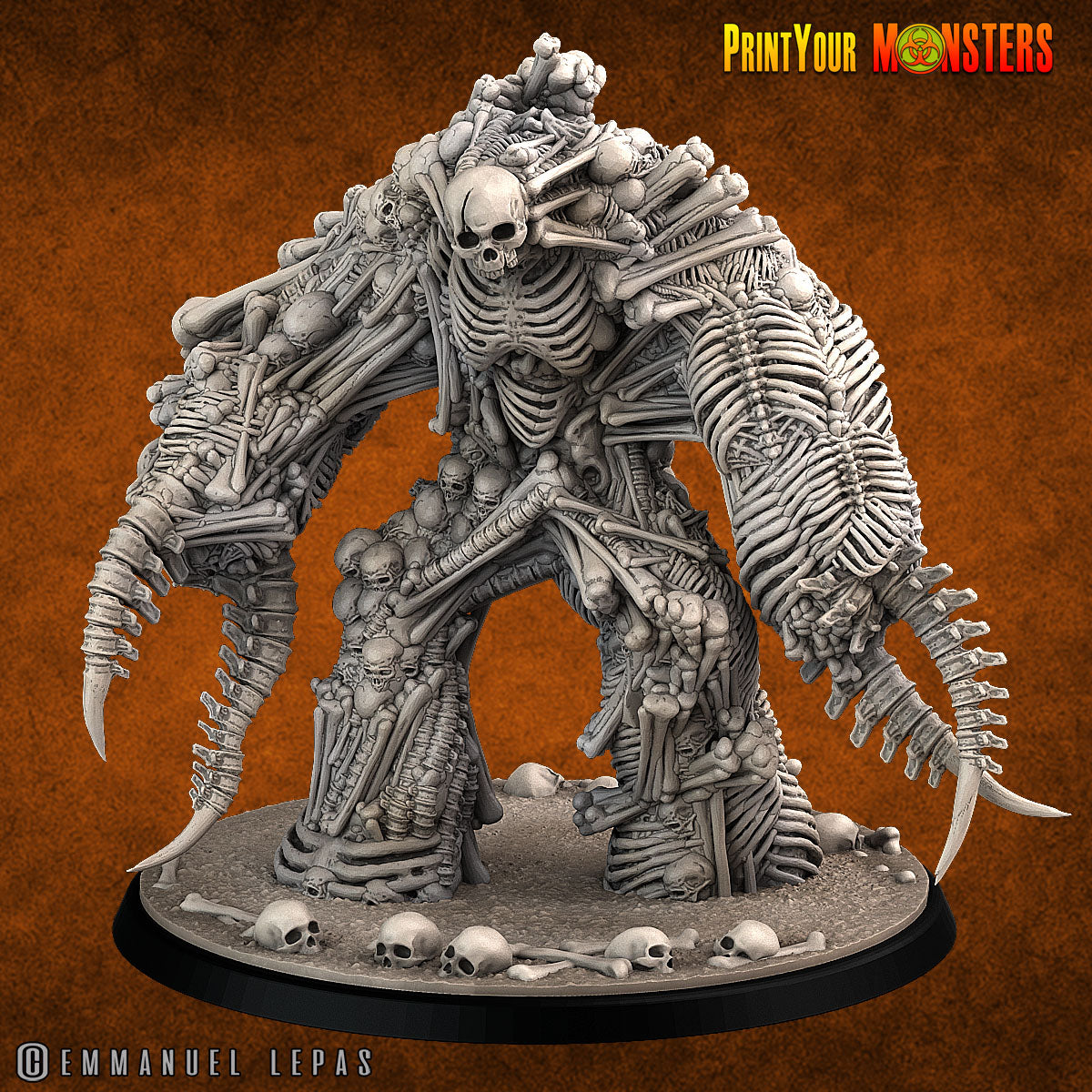 Bone Golem - aus der Reihe Golems von Print Your Monsters