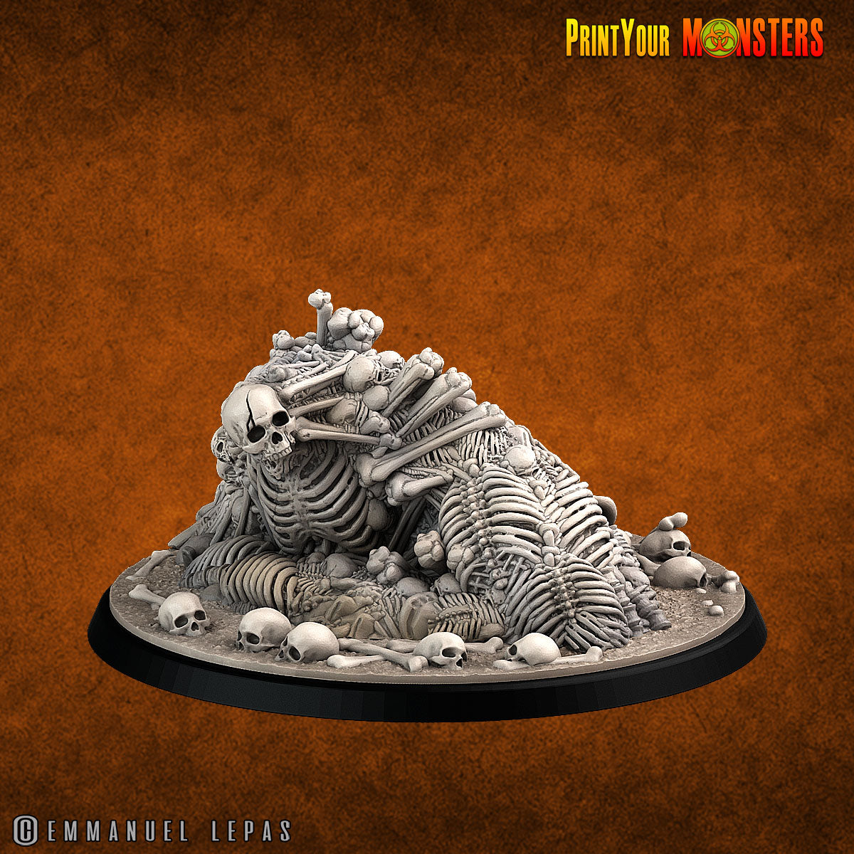 Bone Golem - aus der Reihe Golems von Print Your Monsters
