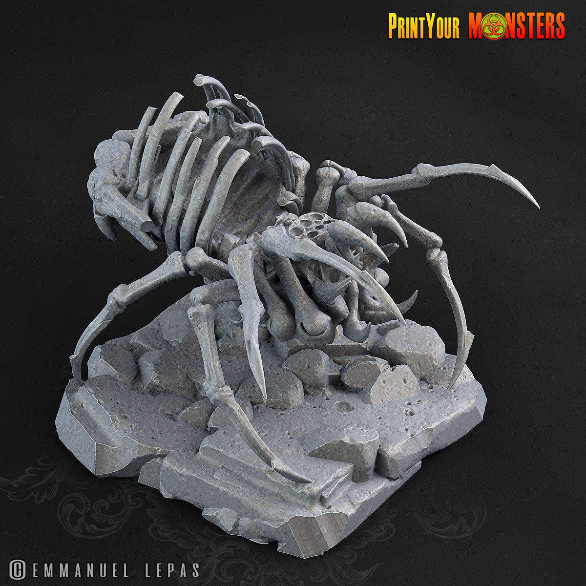 Bone Spiders - aus der Reihe Ancient Bones Pack von Print Your Monsters