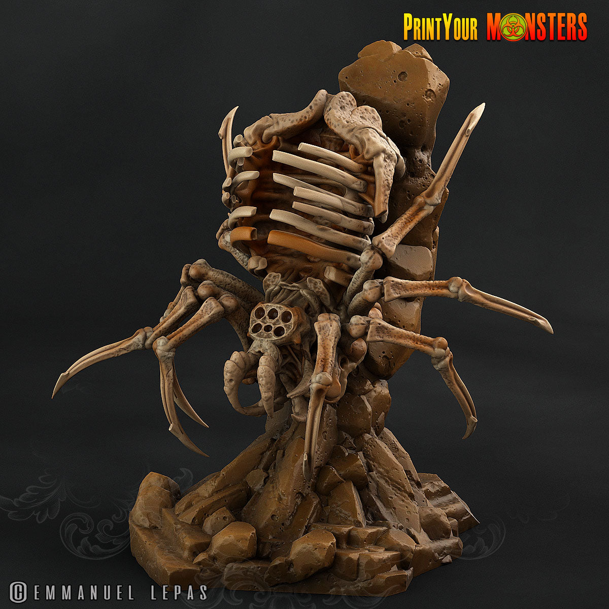 Bone Spiders - aus der Reihe Ancient Bones Pack von Print Your Monsters