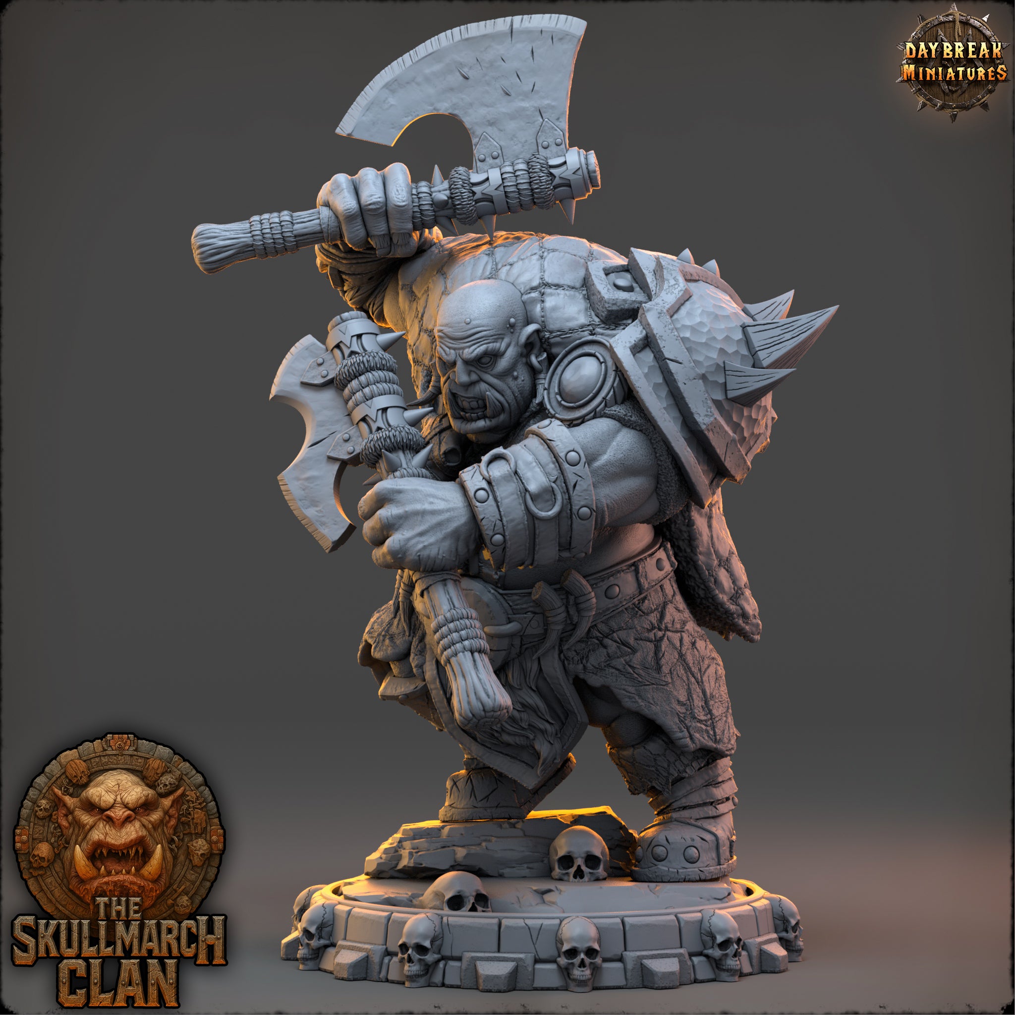 Ogres - from the series The Mammoth Ogres of Skull Mountain by Daybreak Miniatures