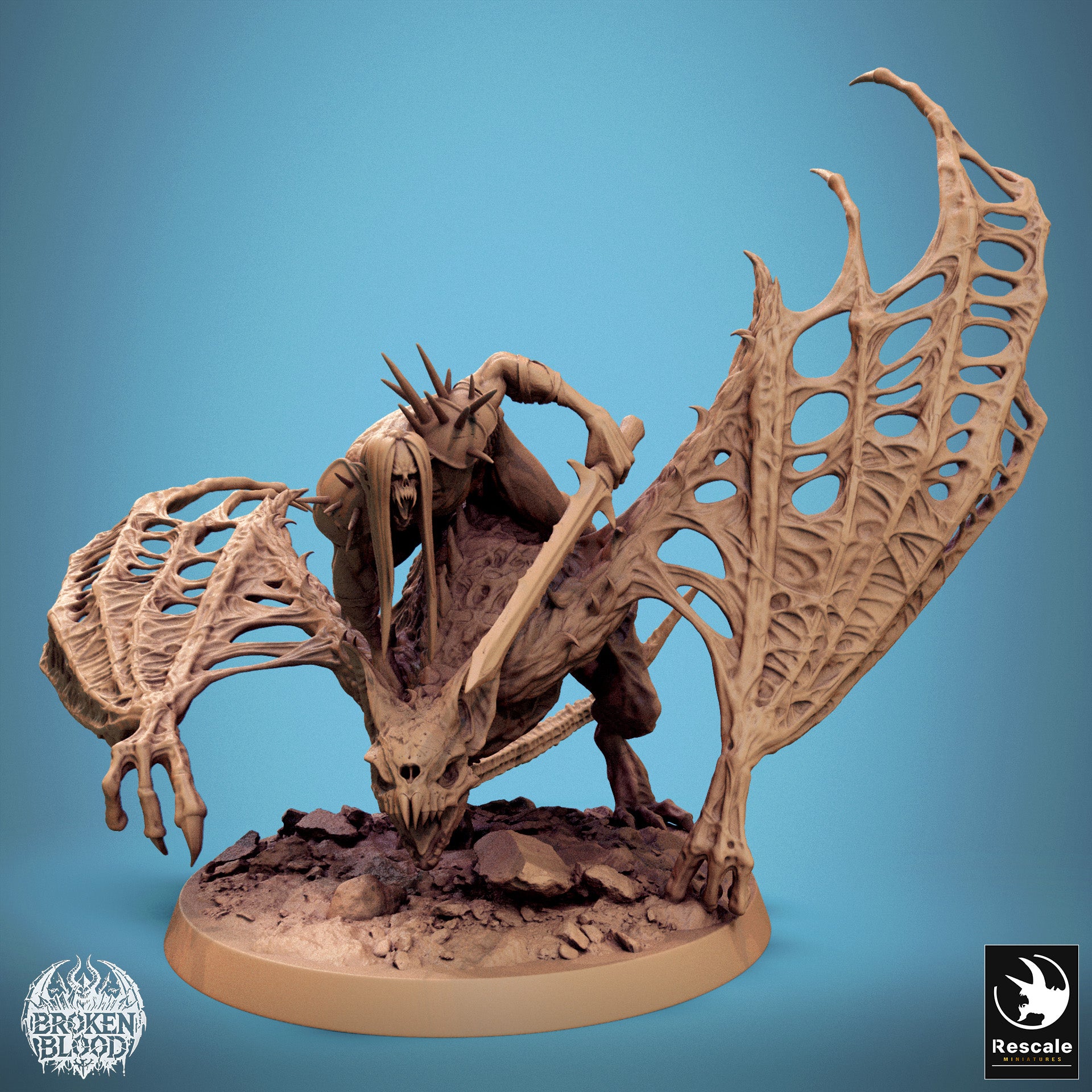 Dabeath Bat - aus der Reihe Broken Blood von Rescale Miniatures