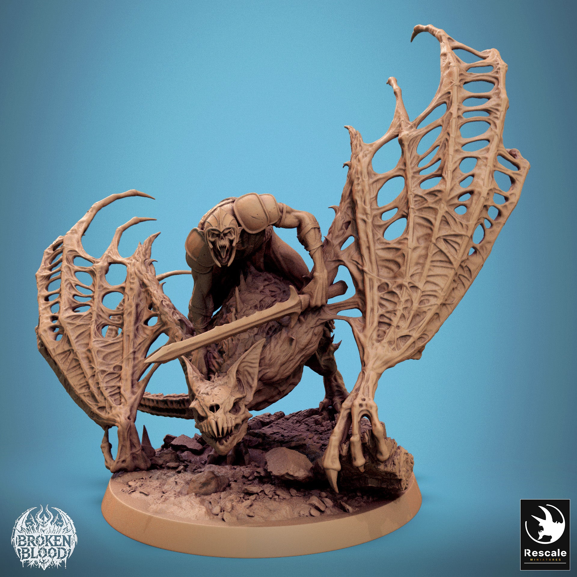Dabeath Bat - aus der Reihe Broken Blood von Rescale Miniatures