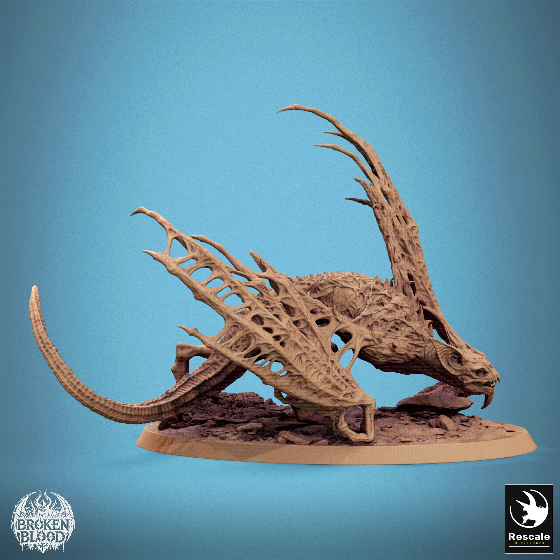 Dabeath Bat - aus der Reihe Broken Blood von Rescale Miniatures