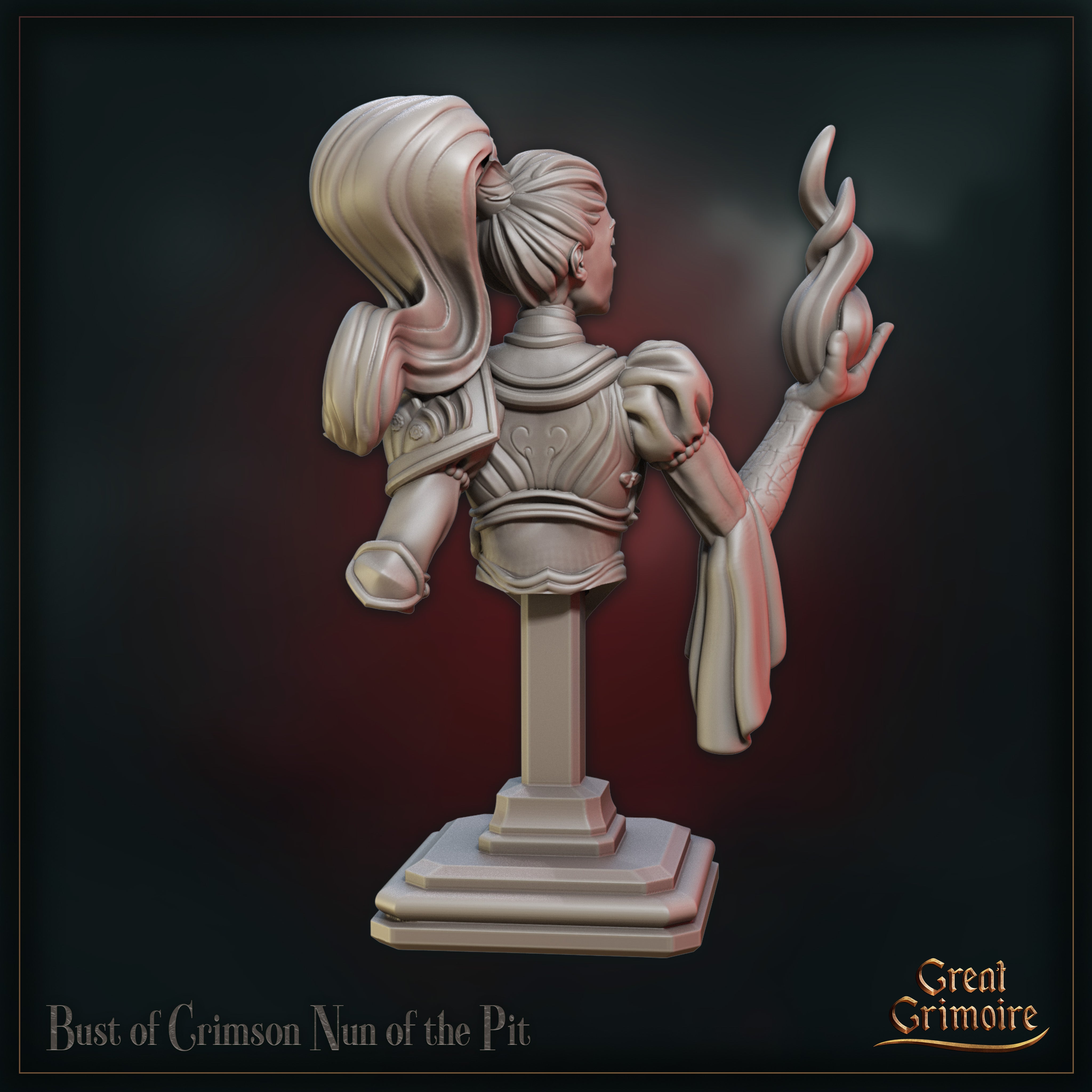 Crimson Nun of the Pit - Bust von Great Grimoire