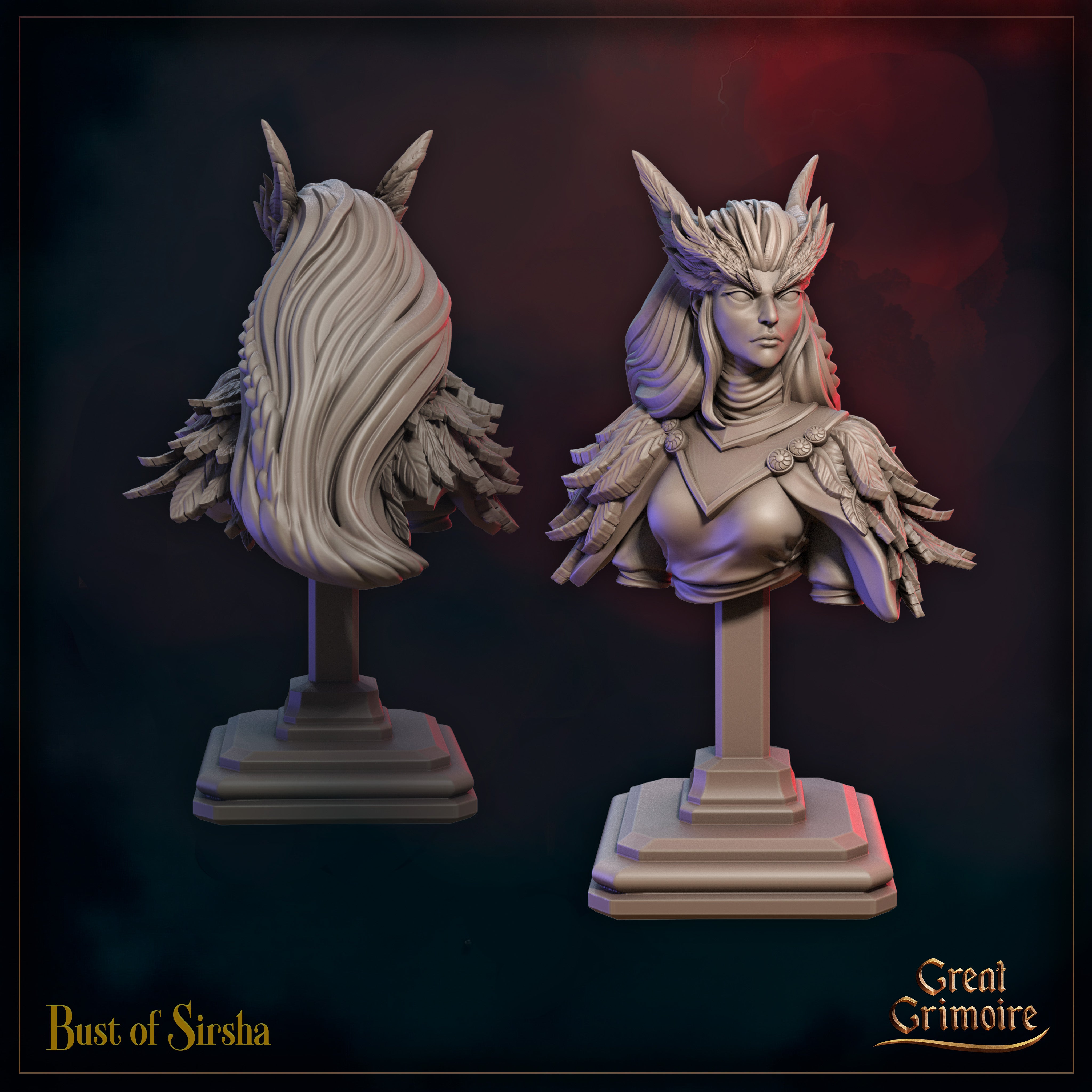 Sirsha - Bust aus der Reihe Sunfall War von Great Grimoire