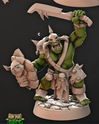 Orc Grunts - Iron Skull Orcs - Cast n Play
