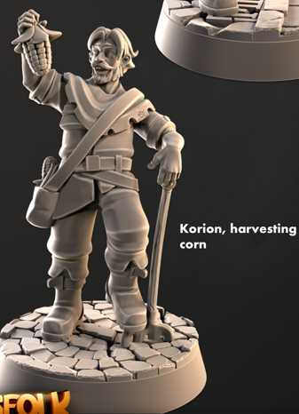 Farmers from Mennesker City - Townsfolk 2 - Cast n Play