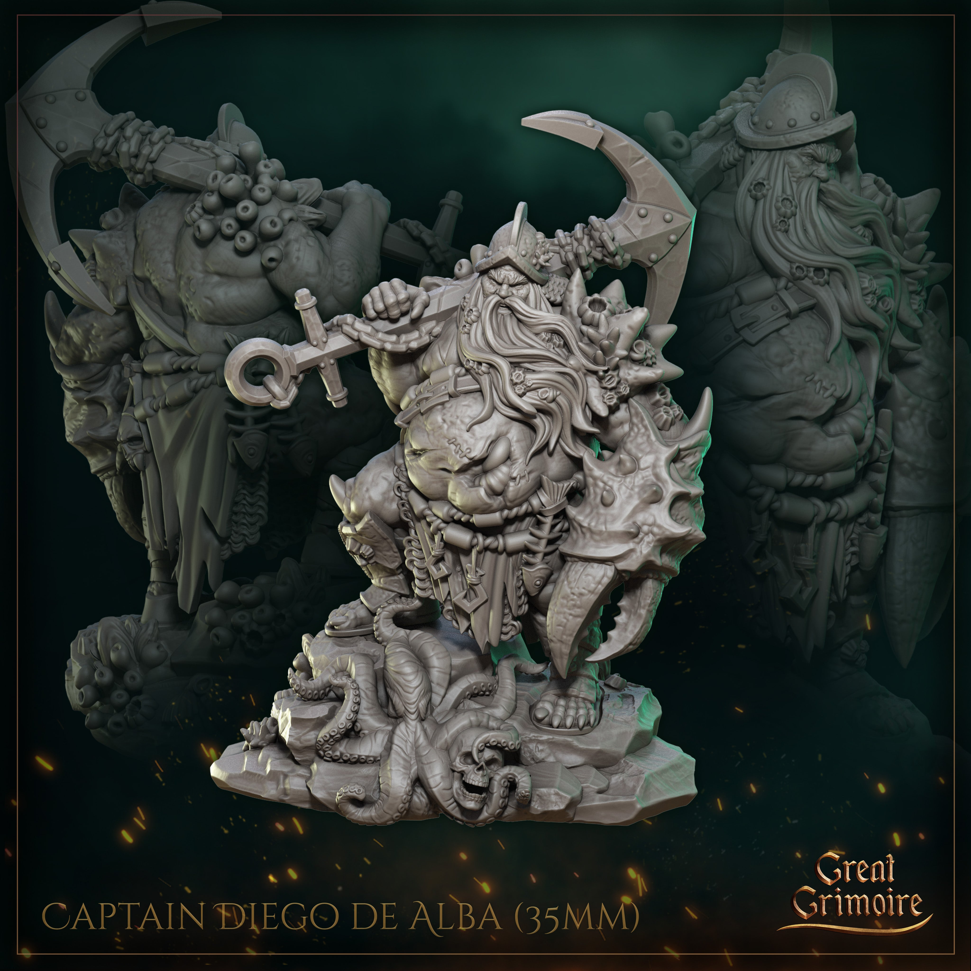 Captain Diego de Alba - aus der Reihe Abyss Devourer von Great Grimoire