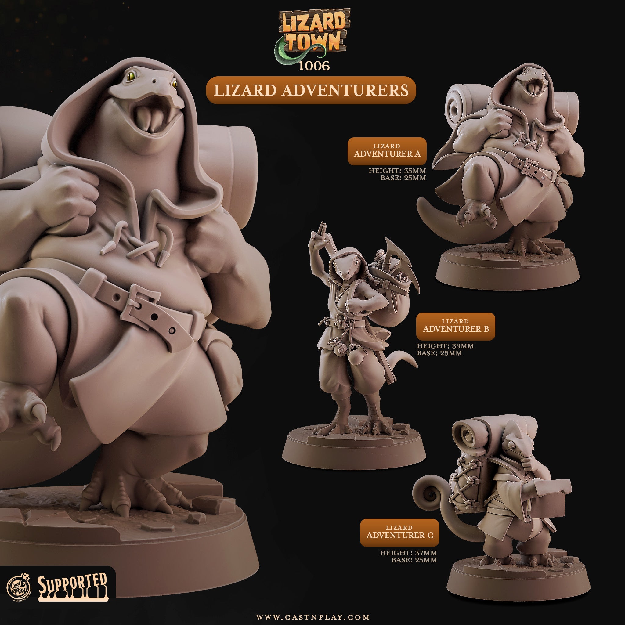 Owlfolk Allies - from the Woodland Heroes series by Cast n Play