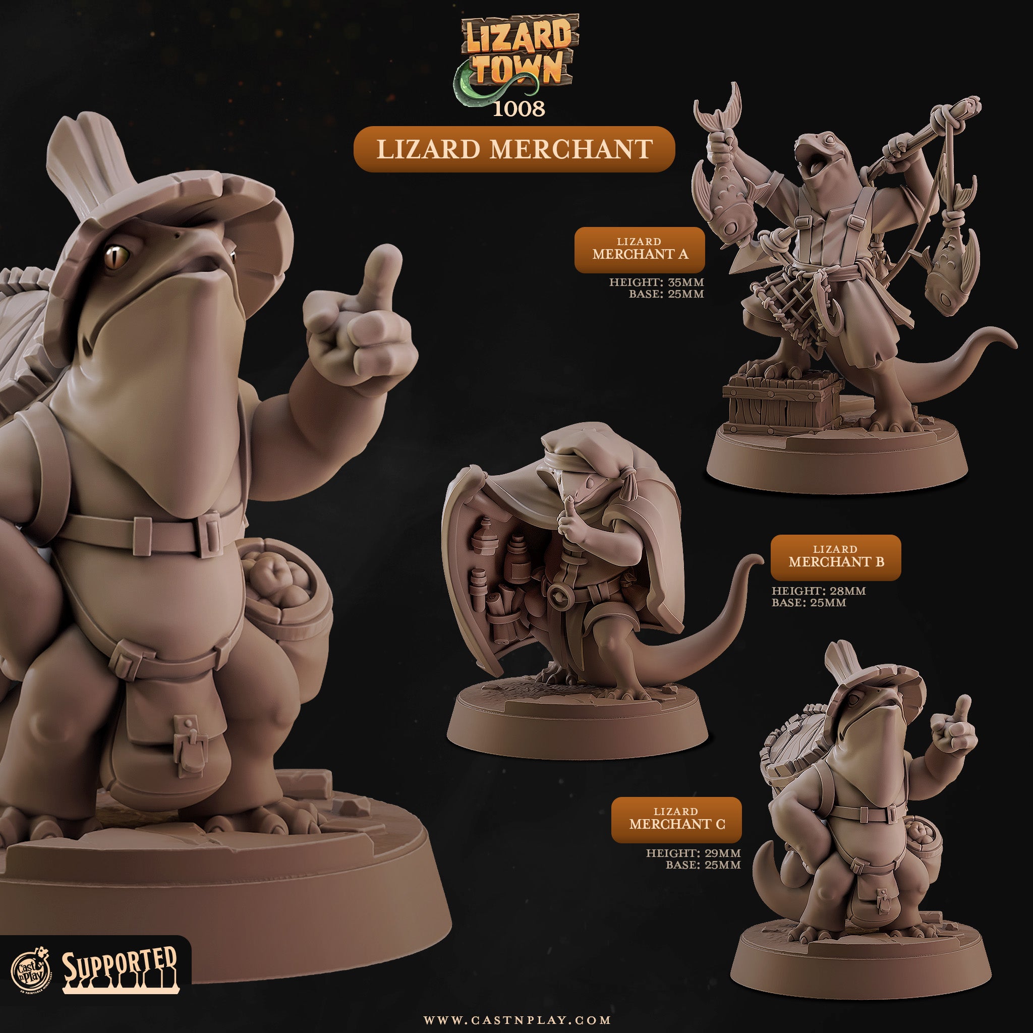 Owlfolk Allies - from the Woodland Heroes series by Cast n Play