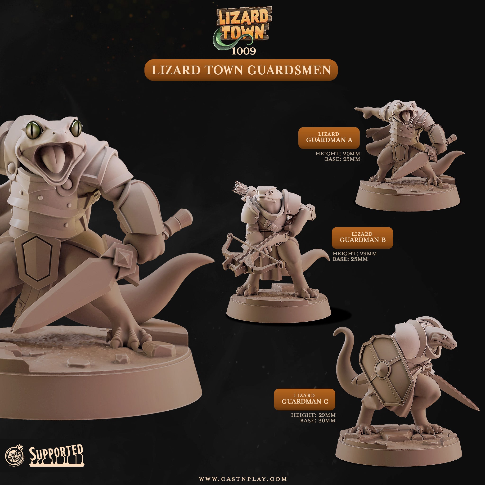 Owlfolk Allies - from the Woodland Heroes series by Cast n Play