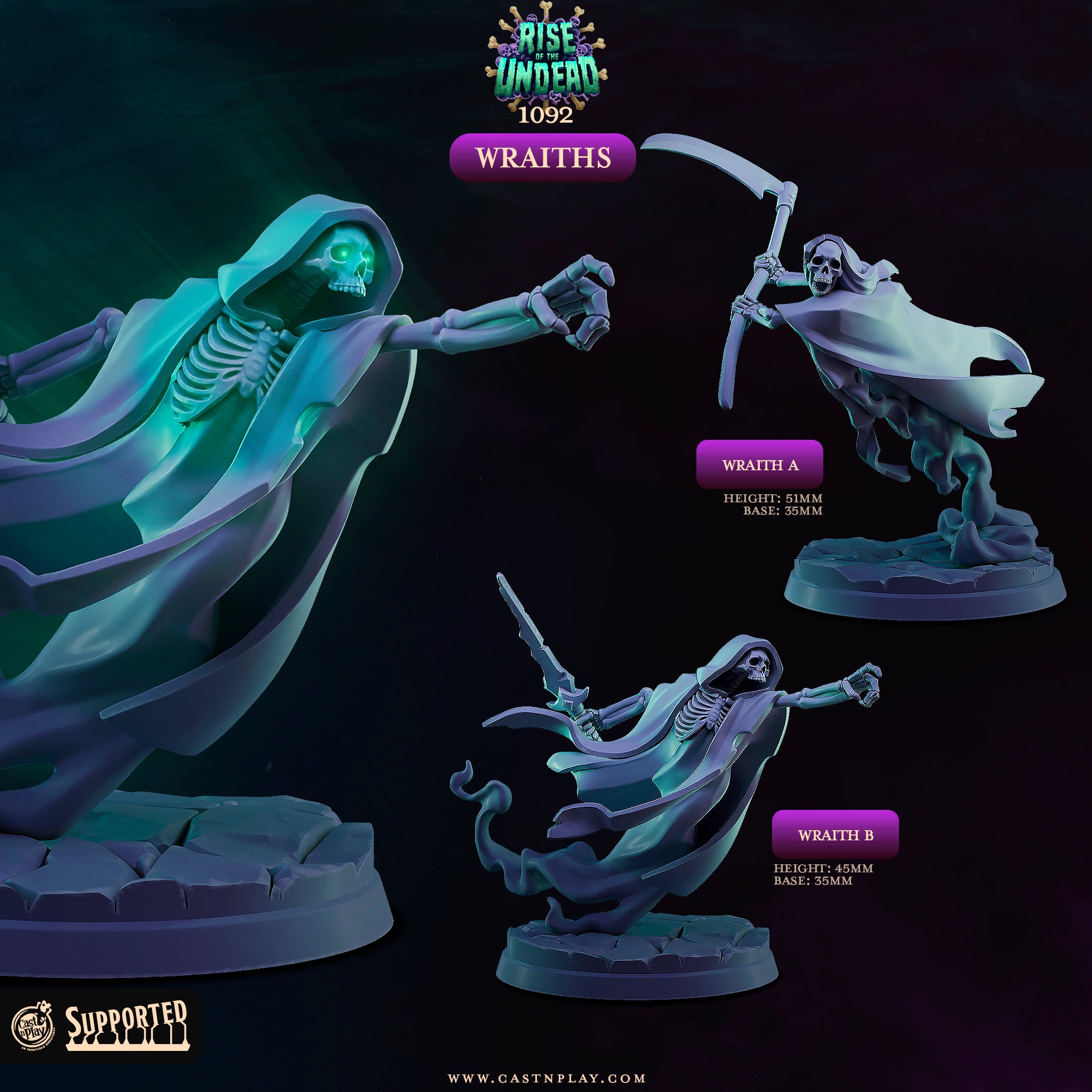 Wraiths - Rise of the Undead - Cast n Play