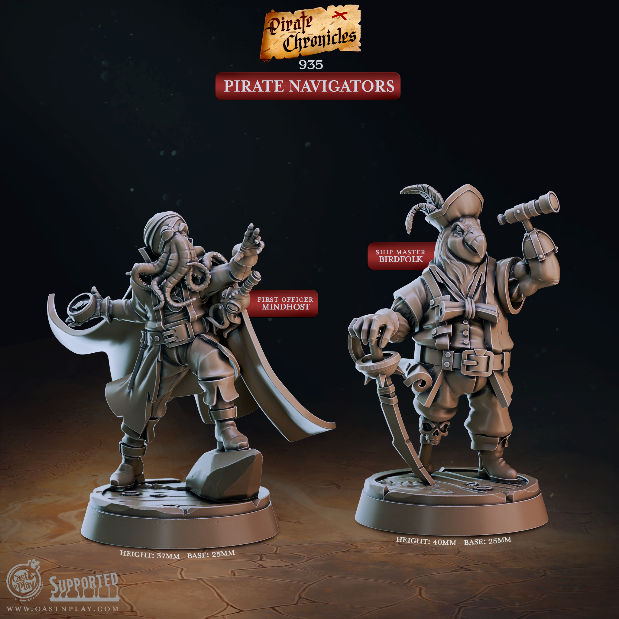 Pirate Navigators - de la série Pirate Chronicles de Cast n Play