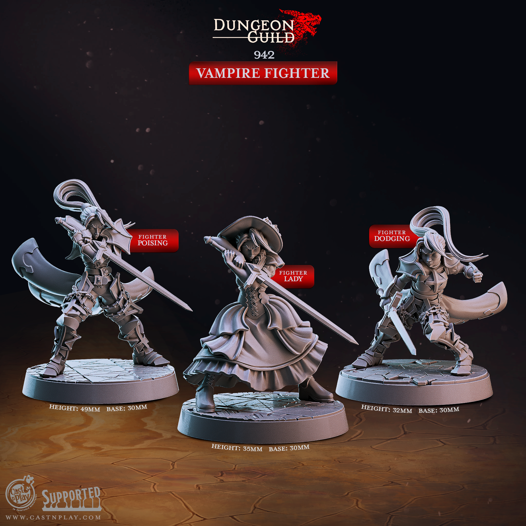 Vampire Fighter - de la série Dungeon Guild par Cast n Play