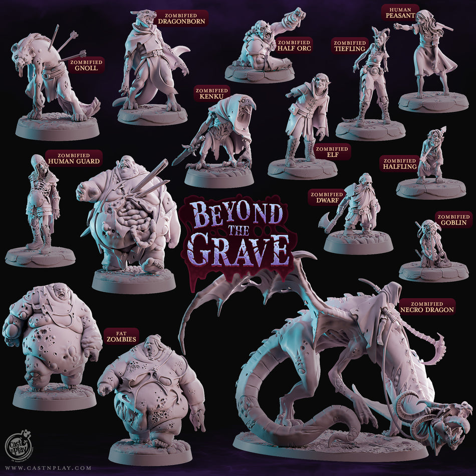 Zombified Tiefling - Beyond the Grave - Cast n Play